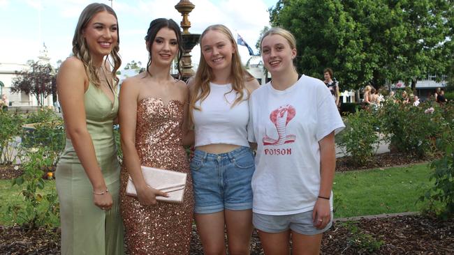 Zoe Hinchcliffe, Ashley O'Halloran, Charlotte Rumble and Maisie Freeman.