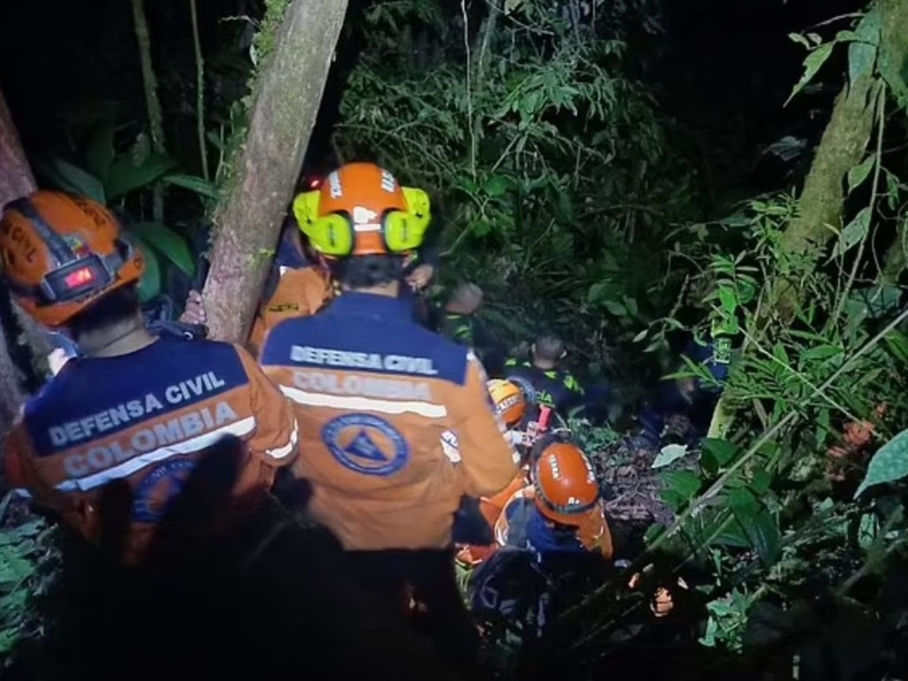 Her body was recovered from the forest. Picture: Supplied