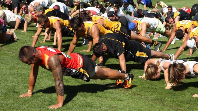 Jake King’s strength earned him his nickname “The Push-up King”.