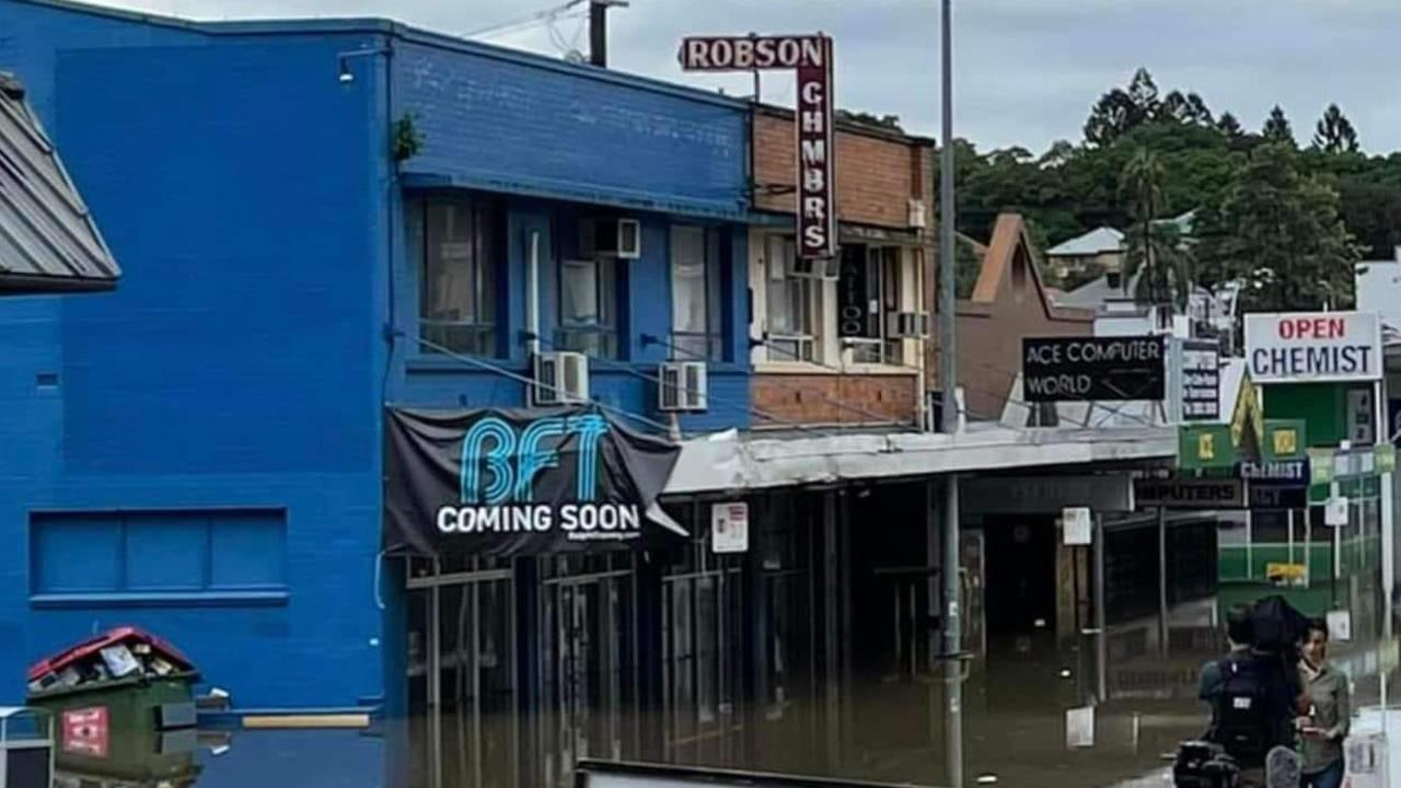 Kitchentopia was inundated with 1.5m-high floodwaters in February 2022. Picture: Facebook / Kitchentopia