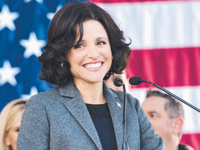 Great to see her back ... Julia Louis-Dreyfus as US Vice-President Selina Meyer in a scene from Veep. Picture: AP