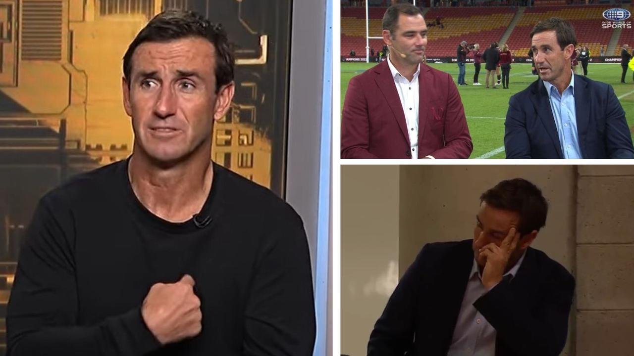 Andrew Johns has opened up on his 'bulls**' furore. Photo: Channel 9