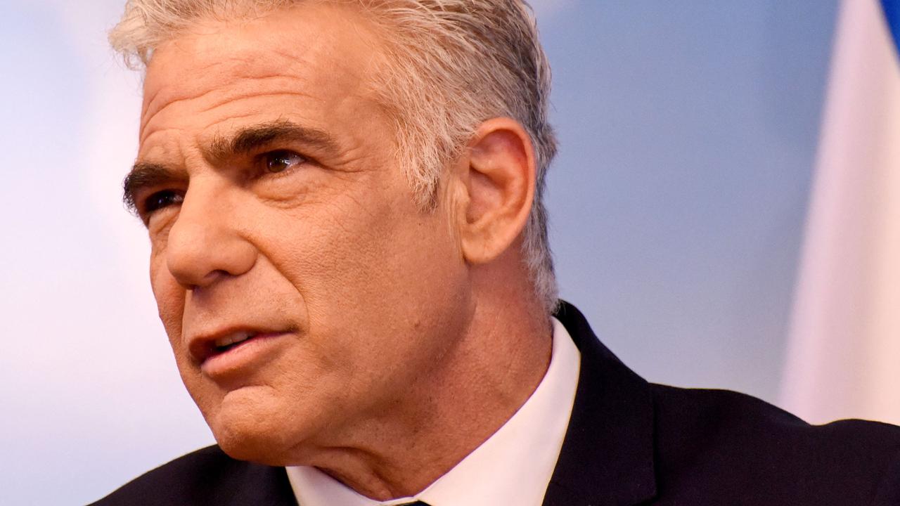 Israeli Foreign Minister Yair Lapid. Picture: AFP.