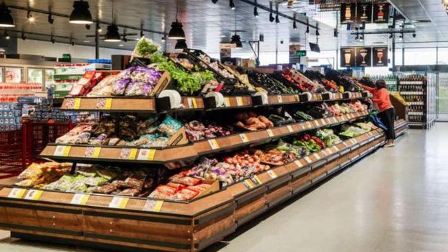 New look at Aldi’s new fruit section. If it’s presented in wooden boxes, it must be worth more, right? Picture: Aldi