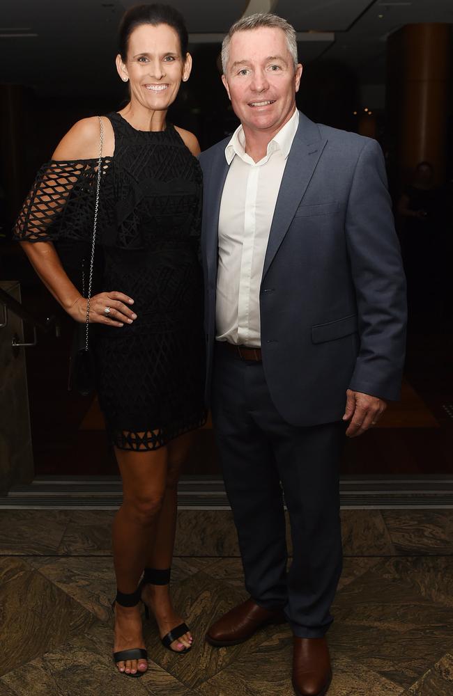 Then Cowboys coach Paul Green with wife Amanda at the 2016 Cowboys charity ball. Picture: Zak Simmonds