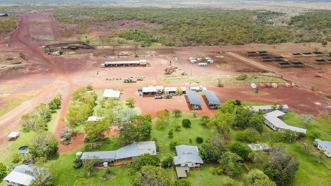 Limbunya Station is 650km south west of Katherine in the NT.