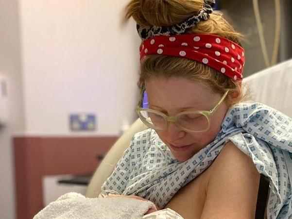 Jessie Cave has given birth.