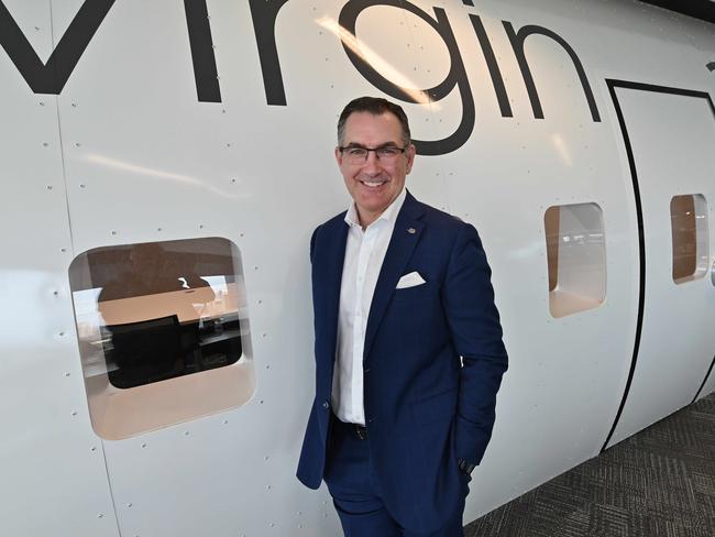 Virgin Australia CEO Paul Scurrah has revealed the challenges as the airline was put into administration. Picture: Lyndon Mechielsen