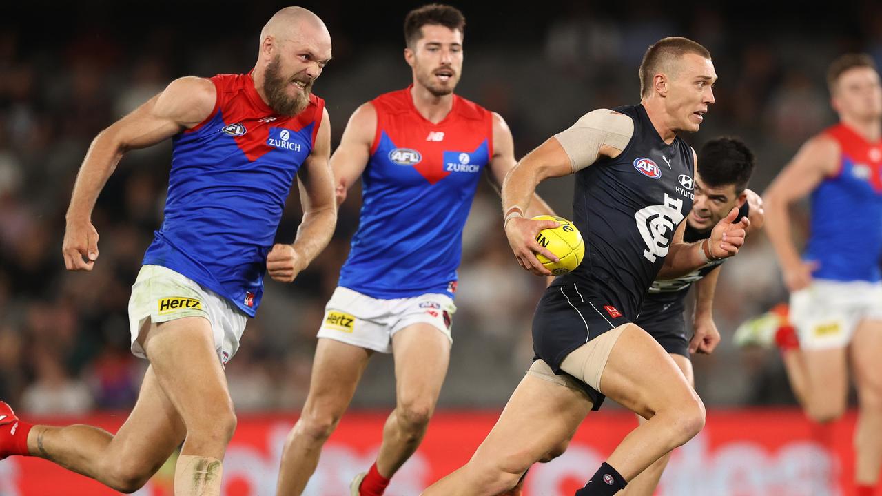 Patrick Cripps was dynamic. Picture: Robert Cianflone/Getty Images