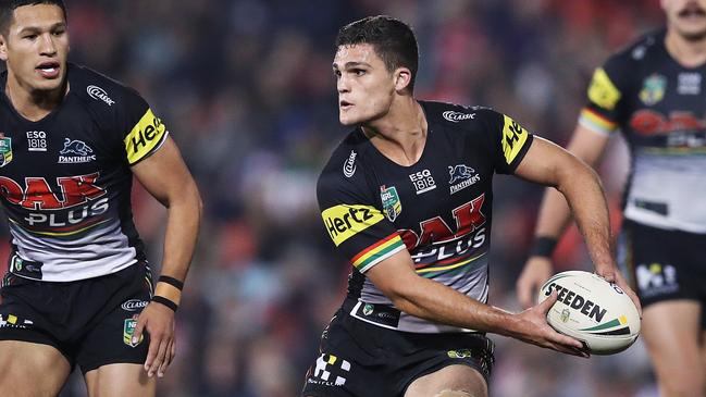 Penrith's Nathan Cleary will be an absolute bargain by Round 18. Picture. Phil Hillyard