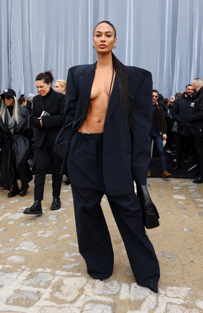 Joan Smalls at Paris Fashion Week. Picture: Marc Piasecki/Getty