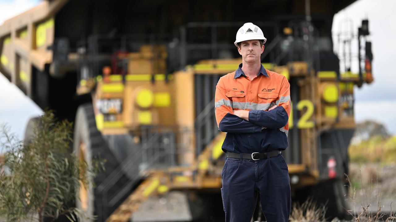 New Acland Coal mine manager David O’Dwyer, happy and excited that the mine has re-opened and expanded. Photo: Lyndon Mechielsen