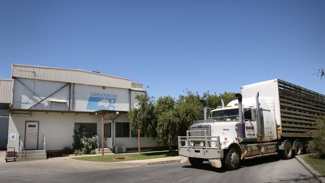 The Greenham abattoir in Tongala pictured in 2011.