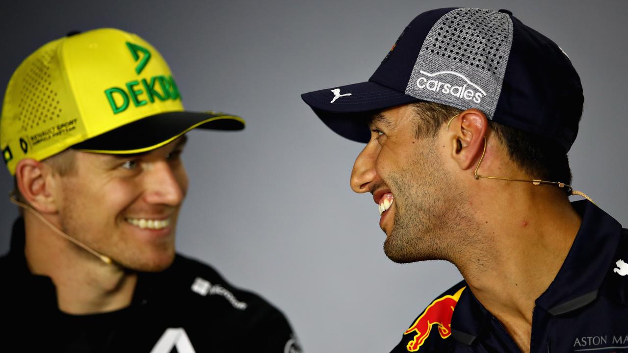 Nico Hulkenberg had fighting words for Daniel Ricciardo.