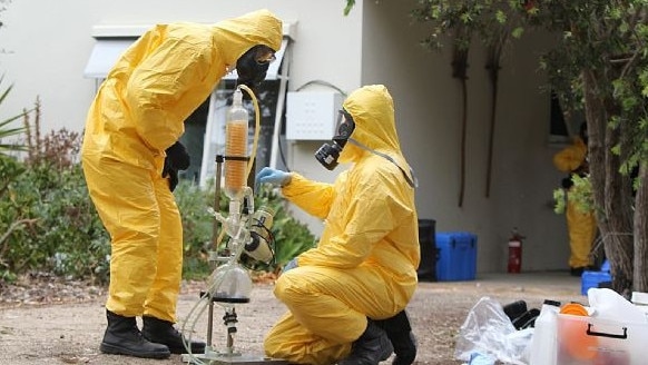 Victoria Police's clandestine laboratory squad has helped uncover an alleged drug lab in Yan Yean. File photo.