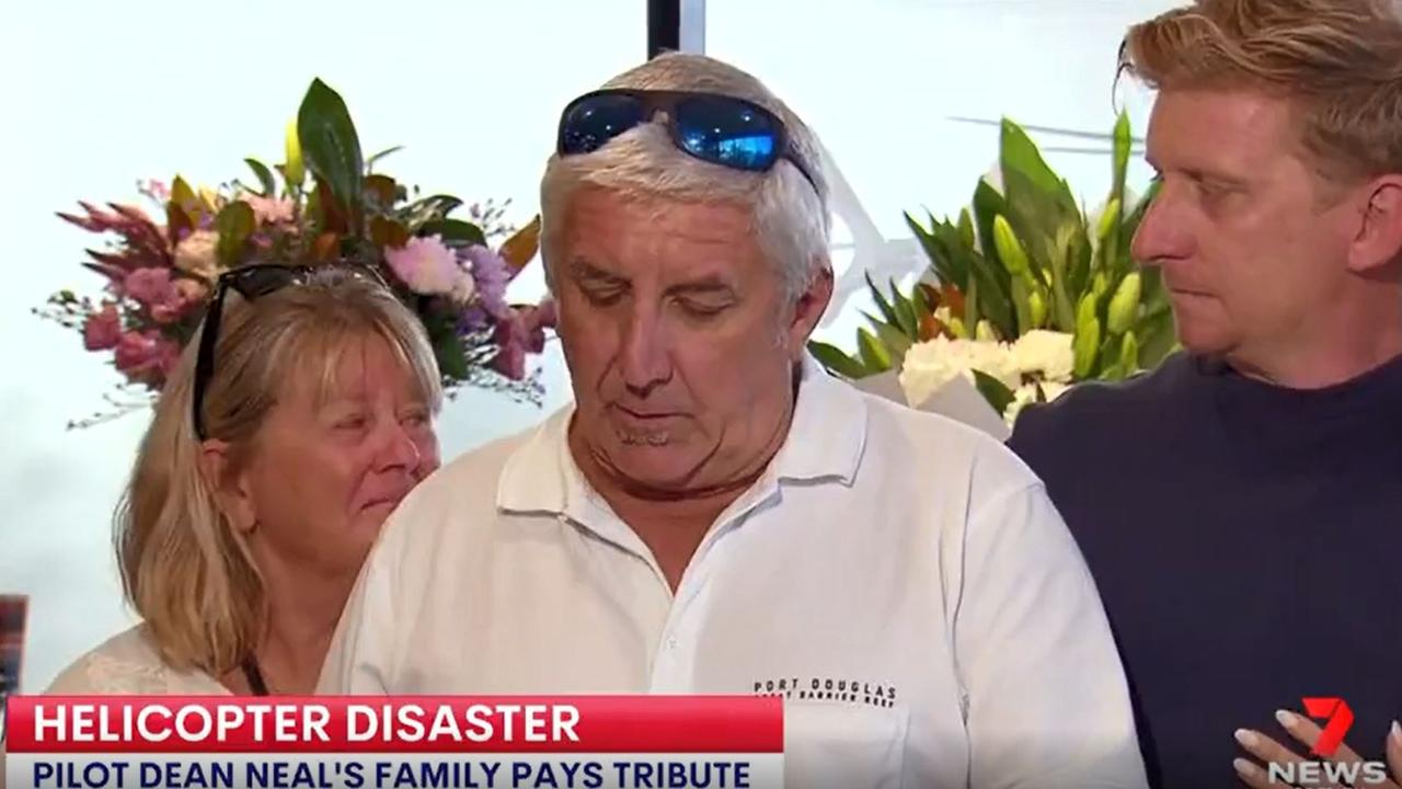 Dean Neal’s family speak of their grief after the pilot’s shock death. Picture: Channel 7