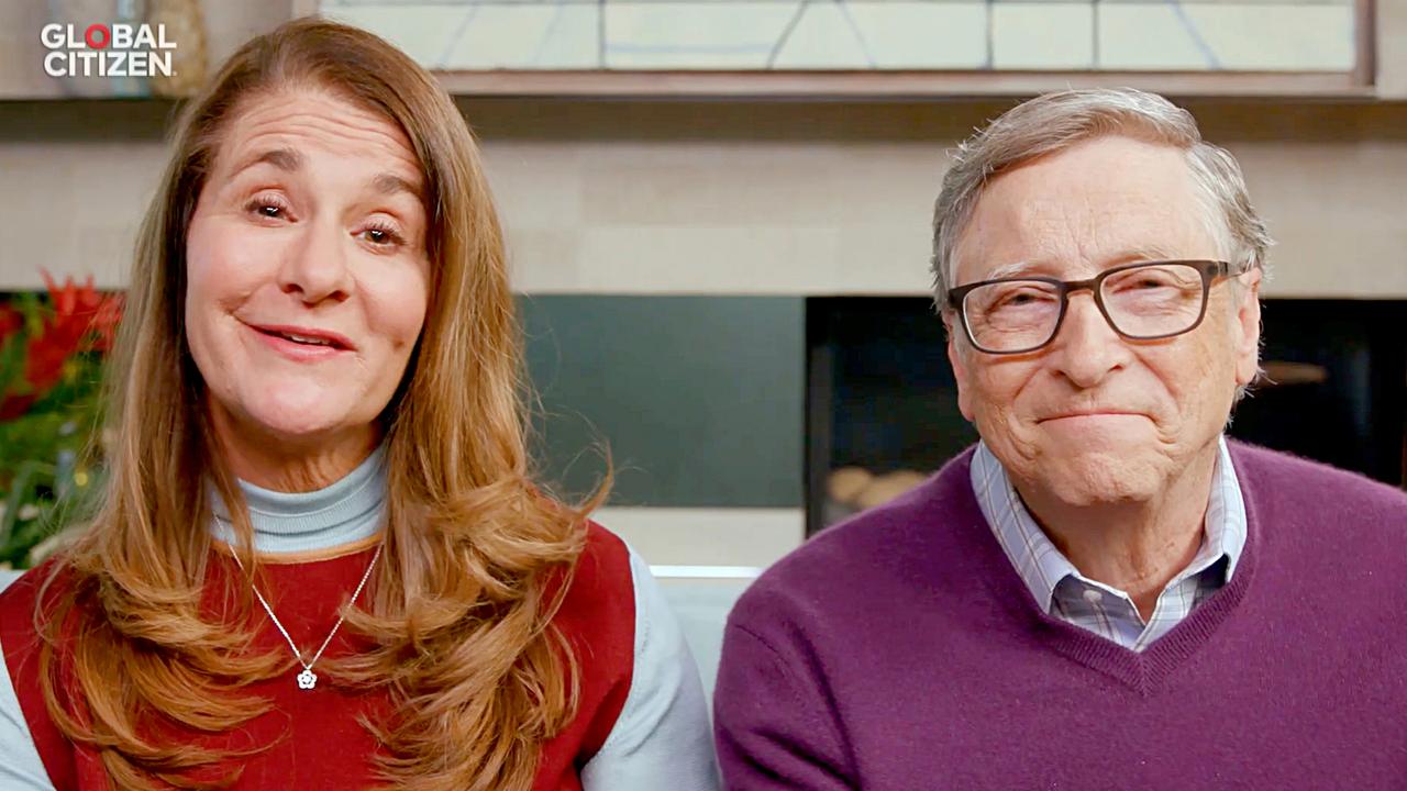 Melinda and Bill Gates last year. Picture: Getty Images for Global Citizen