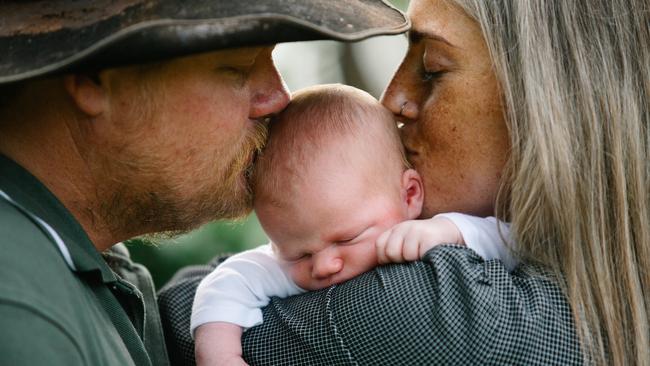 Jesse Stringer is a nominee for the NT News Cutest Wet Season Baby competition. Picture: Courtney Luck