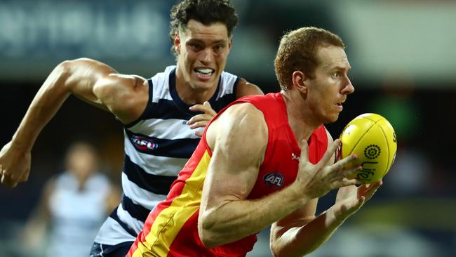 Rory Thompson last played at AFL level in Round 19, 2018. Picture: Chris Hyde/Getty Images