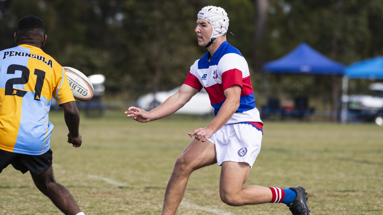 David Nunn of Darling Downs against Peninsula.