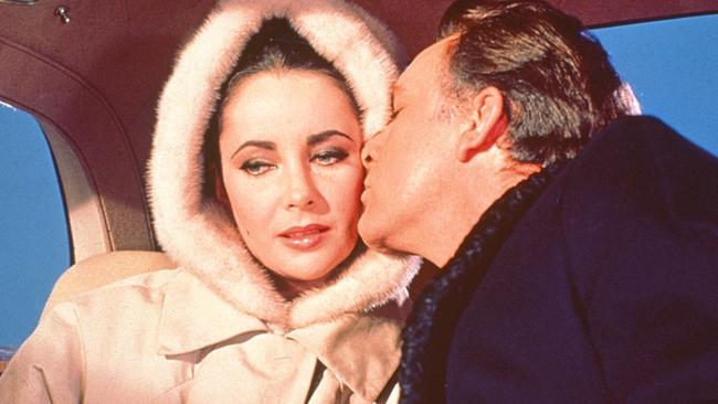 Elizabeth Taylor and Richard Burton  in the 1963 film The VIPS. Picture: Getty Images