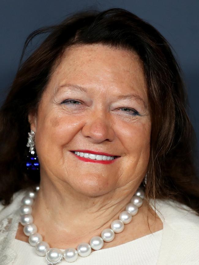 Hancock Prospecting’s Gina Rinehart.