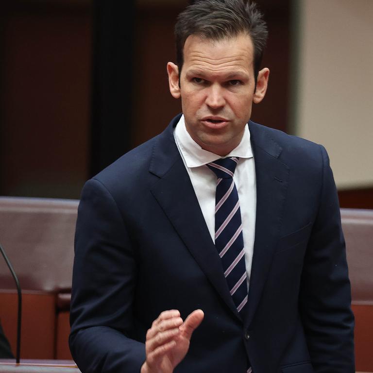 LNP Senator Matt Canavan said when similar issues arose when Russia annexed Crimea there was no impact on Australian jobs . Picture: Gary Ramage