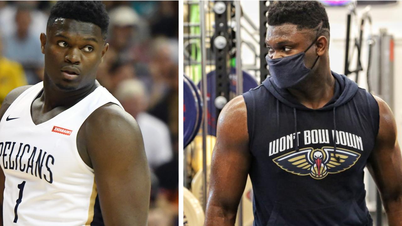 weight loss zion williamson then and now