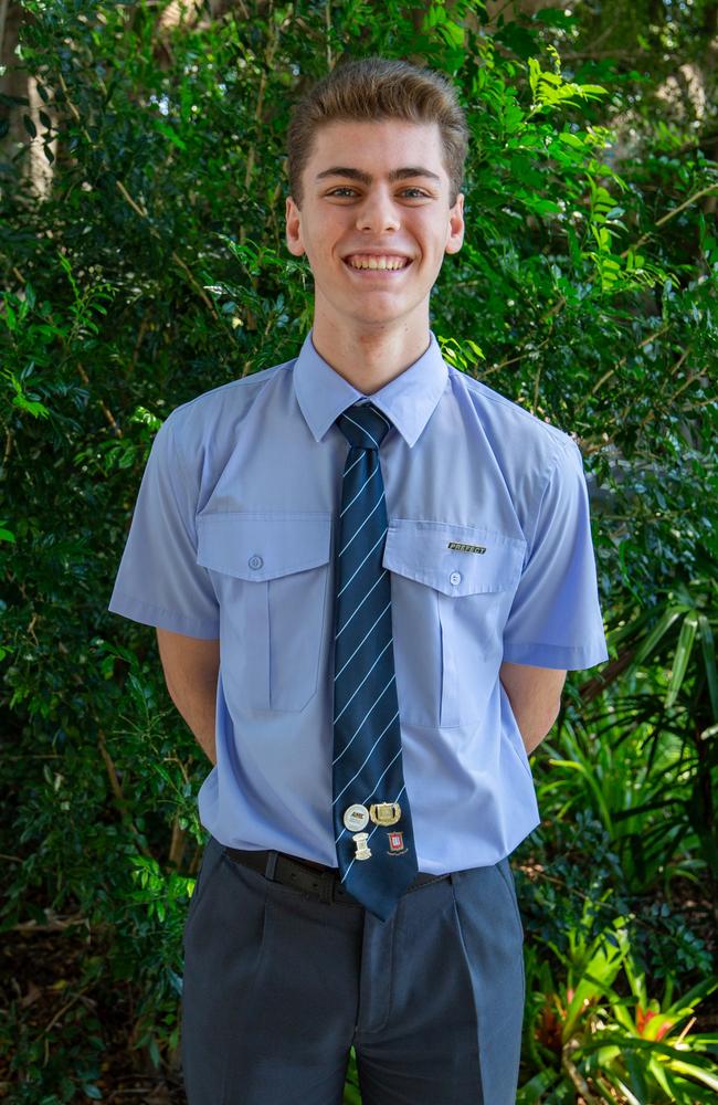 Manoli Samios, Brisbane Grammar School Dux runner-up 2024. Picture: Contributed