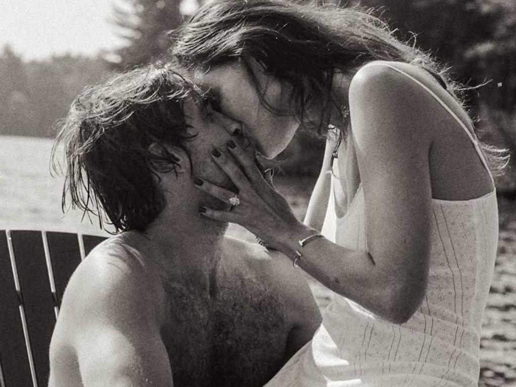 Tonkin shared news of the couple’s engagement in October.