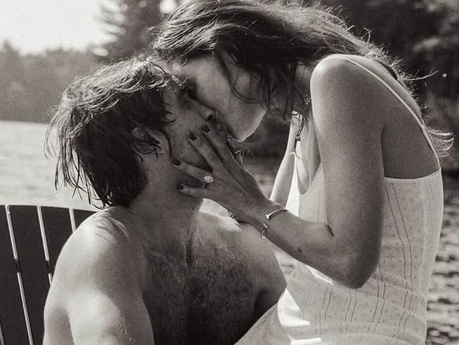 Tonkin shared news of the couple’s engagement in October.