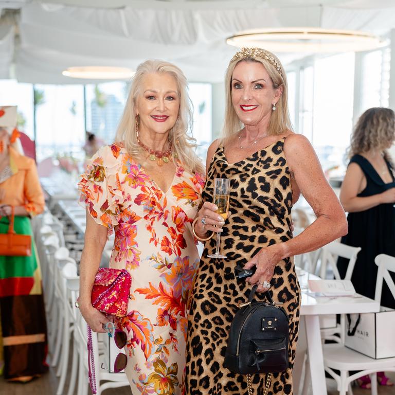 Mary Crofton and Julie Whitehead at the Women in Fashion Awards.