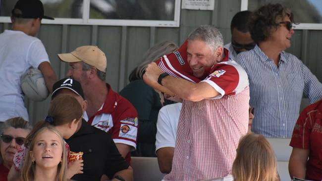 Meninga Cup semi-final action between the Redcliffe Dolphins and Wynnum-Manly Seagulls. Saturday April 15, 2023.