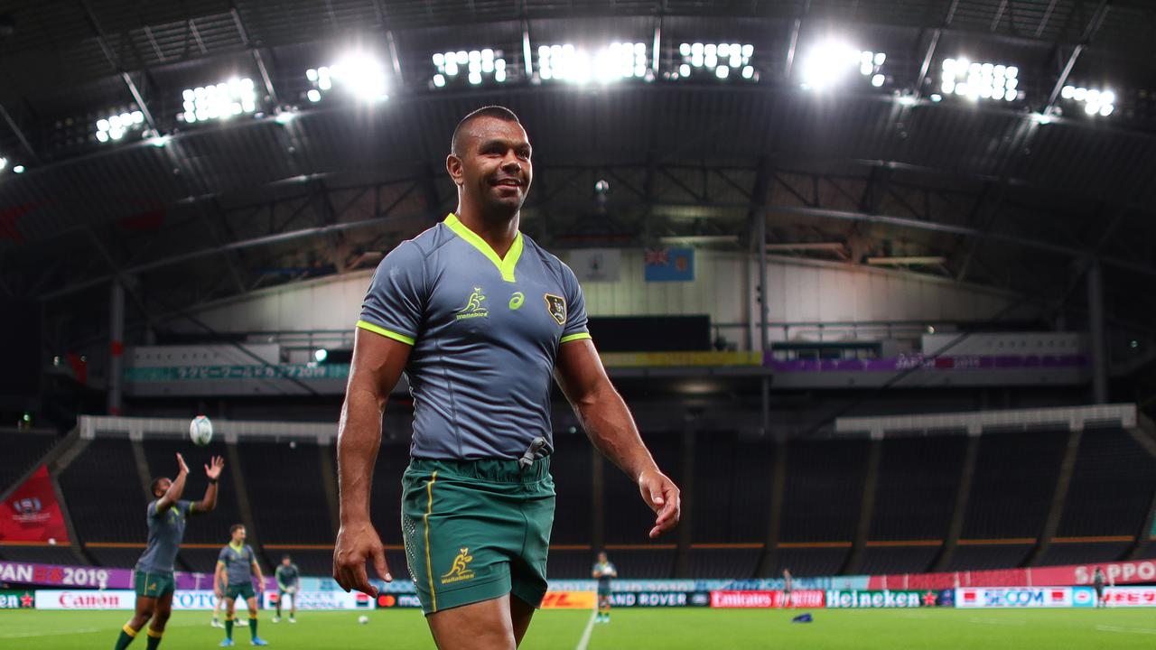 Wallaby fullback Kurtley Beale at the Sapporo Dome on Friday. Picture: Getty Images
