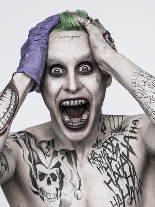 Jared Leto as The Joker.