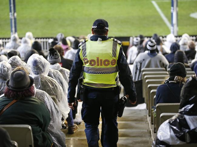 Police will charge $343 per hour for planning for seasonal games across all leagues. Picture: David Caird