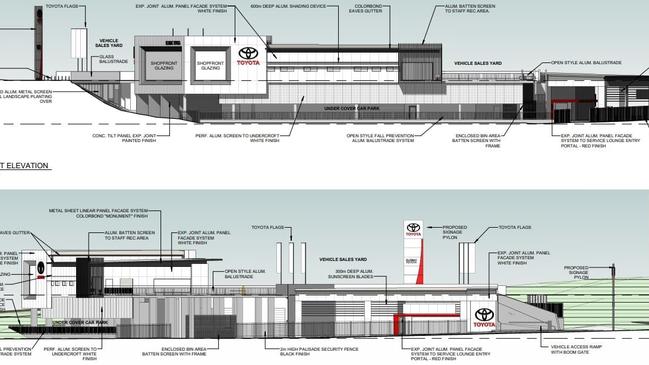 An Oldmac Toyota is proposed for Coomera.