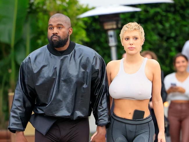 LOS ANGELES, CA - MAY 13: Kanye West and Bianca Censori are seen on May 13, 2023 in Los Angeles, California.  (Photo by Rachpoot/Bauer-Griffin/GC Images)