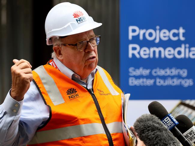 NSW Building Commissioner David Chandler. Picture: Toby Zerna