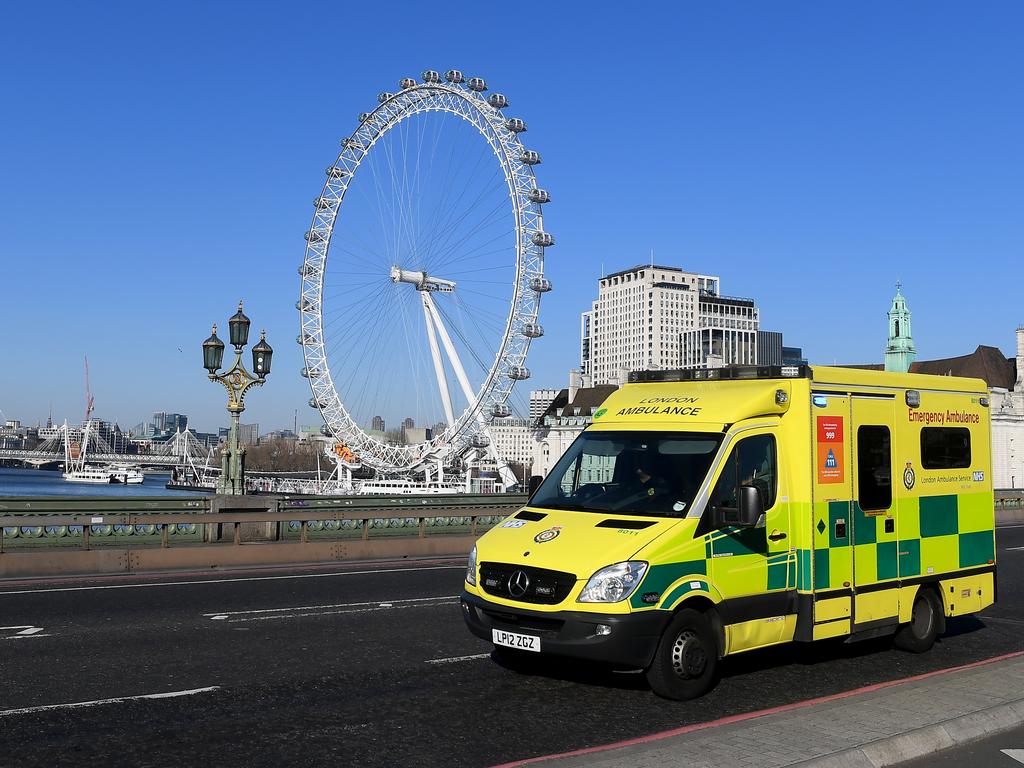 He has become the youngest victim in the UK, dying on the day the country’s recorded its highest death toll rate. Picture: Alex Davidson/Getty Images