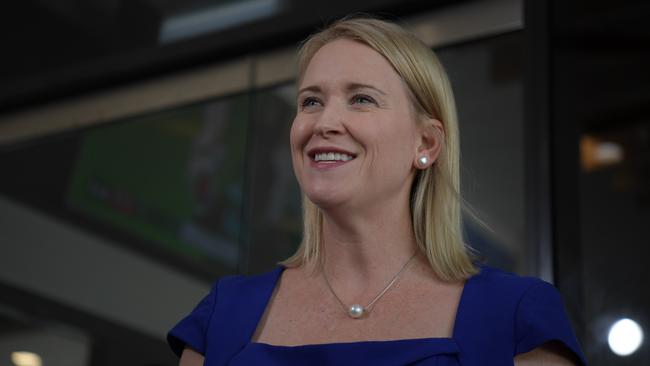 Acting Education Minister Nicole Manison said students returning to school could increase financial pressure on families amid an already tough cost of living environment. Picture: (A)manda Parkinson