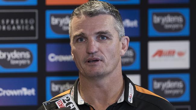 Wests Tigers fans are still angry at the way Ivan Cleary left the club to rejoin Penrith. Picture: Brook Mitchell/Getty Images