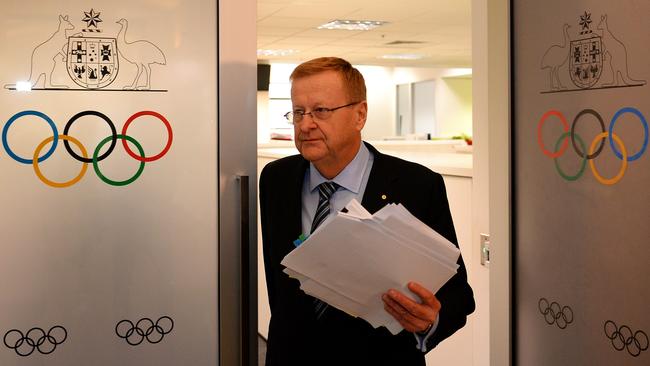 John Coates: “It was the wrong choice of words”. Picture: AFP