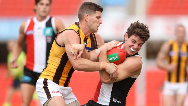 Luke Breust had an off day against the Saints. Picture: Chris Hyde/Getty Images