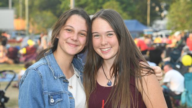 Alana Belford and Cailey Watson are among the residents who could look forward to enjoying Christmas in the Park once more, with the council recommending $15,000 be spent helping to bring the event back after last year’s Covid-caused cancellation.