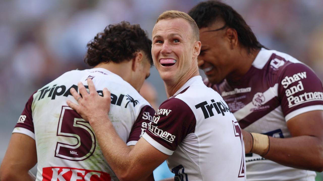 DCE will miss games for Manly due to Origin duties. (Photo by Janelle St Pierre/Getty Images)