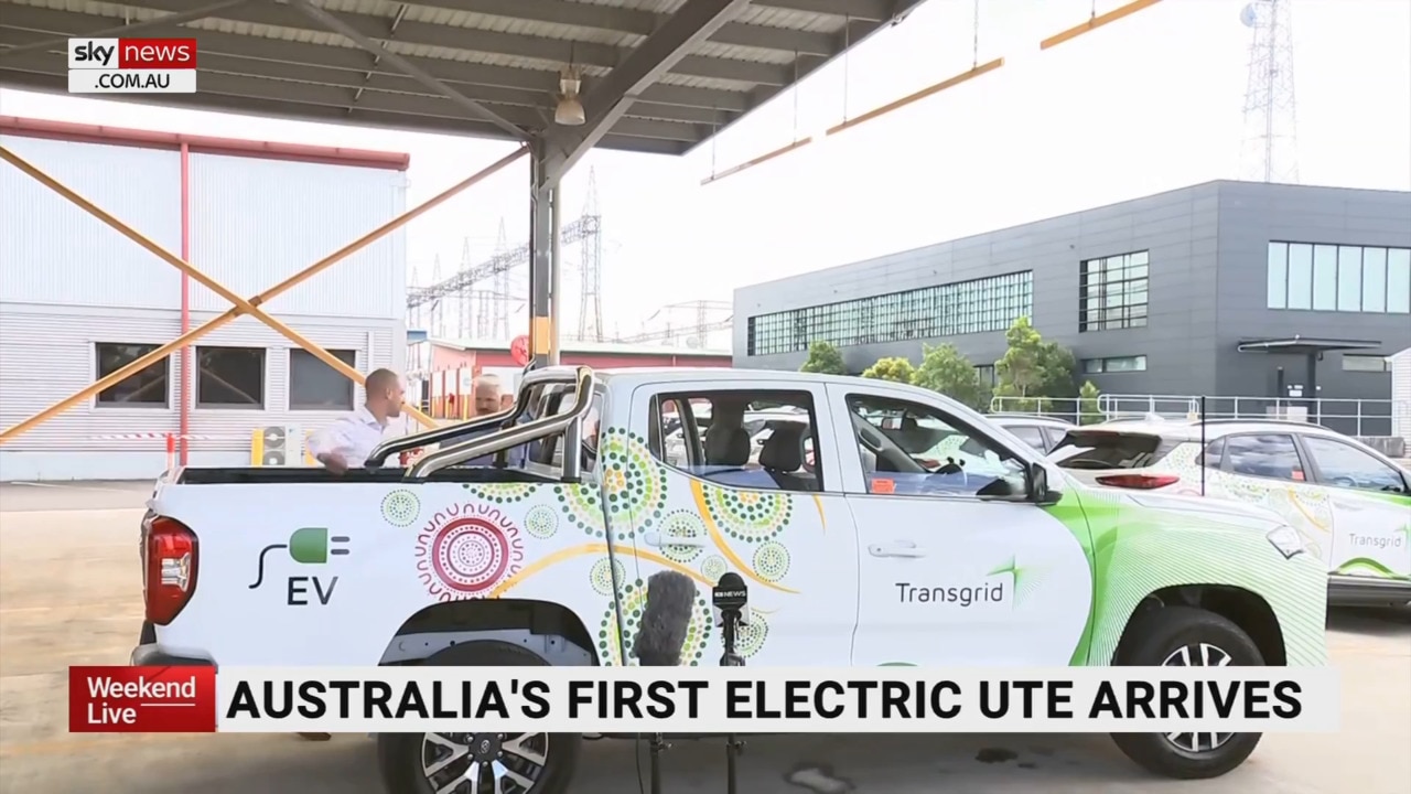 Transgrid adds first electric ute to its fleet in Australia Sky News