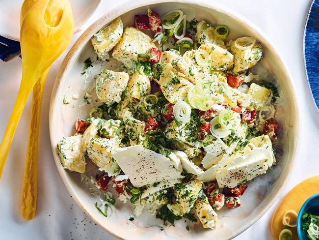 Cheese and potato make for some of the best salads.