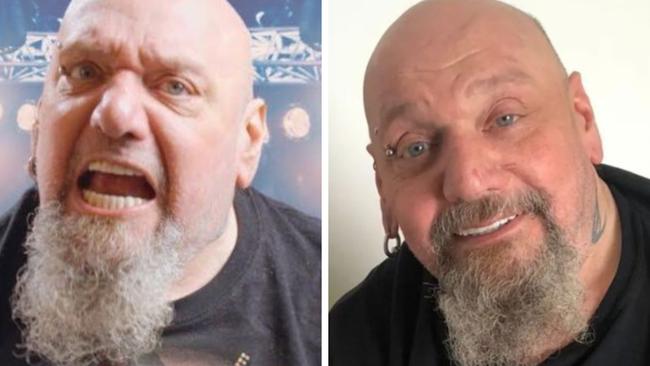 Former Iron maiden frontman Paul Di'Anno.