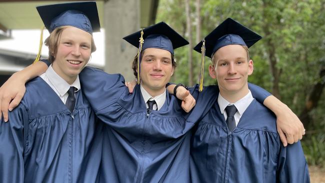 Colm Dancer, left, Xander Dundon, middle, Cooper Hinton, right. Photo: Asa Andersen.